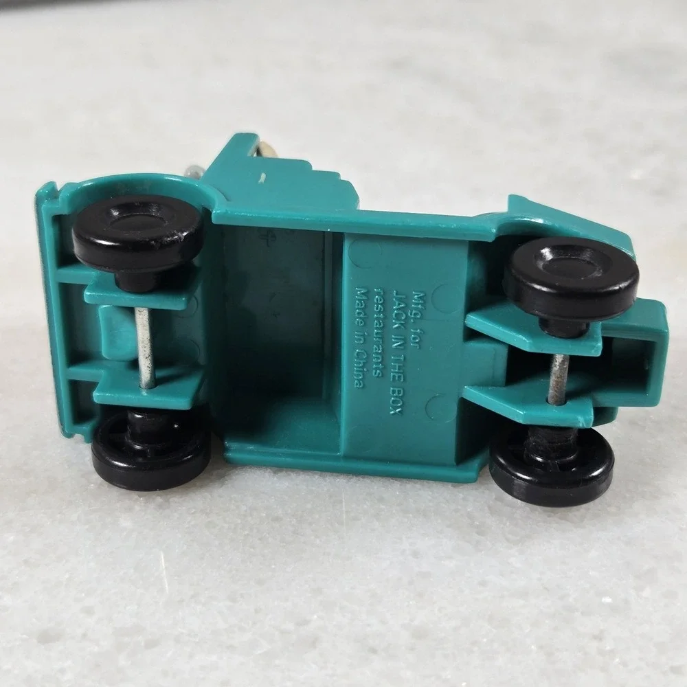 Vintage 2000 Jack in the Box Jack in Golf Cart Toy Advertising Mascot Free Wheel